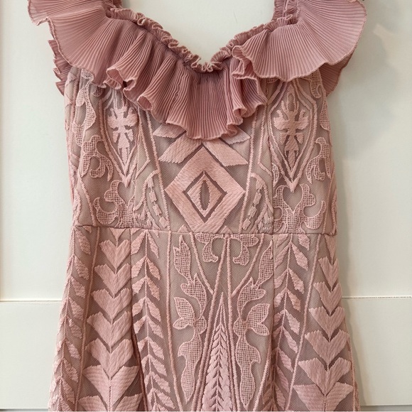 NWT Pink Corset Off The Shoulder Dress - Picture 4 of 10